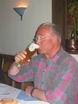 Vor der Suppe ein gutes Bier: Prost Adi!!